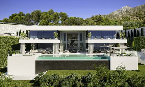 Excepcional villa de lujo vanguardista con impresionantes vistas al mar en venta, Benahavis - Marbella 16363