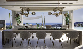 Excepcional villa de lujo vanguardista con impresionantes vistas al mar en venta, Benahavis - Marbella 16367 