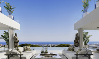Excepcional villa de lujo vanguardista con impresionantes vistas al mar en venta, Benahavis - Marbella 16380 