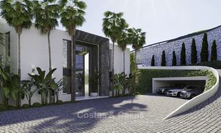 Excepcional villa de lujo vanguardista con impresionantes vistas al mar en venta, Benahavis - Marbella 16382 
