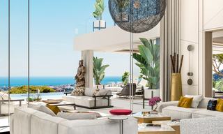 Excepcional villa de lujo vanguardista con impresionantes vistas al mar en venta, Benahavis - Marbella 20710 