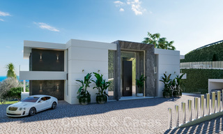 Excepcional villa de lujo vanguardista con impresionantes vistas al mar en venta, Benahavis - Marbella 20717 
