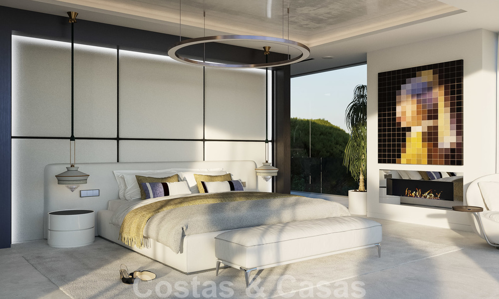 Excepcional villa de lujo vanguardista con impresionantes vistas al mar en venta, Benahavis - Marbella 20718