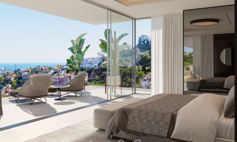 Excepcional villa de lujo vanguardista con impresionantes vistas al mar en venta, Benahavis - Marbella 20726
