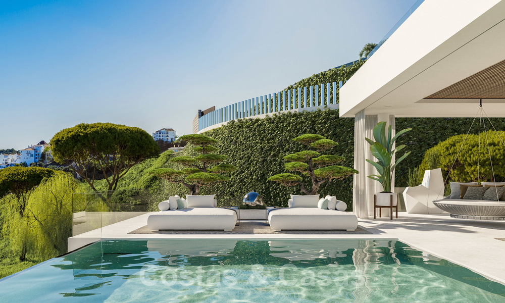 Excepcional villa de lujo vanguardista con impresionantes vistas al mar en venta, Benahavis - Marbella 20728