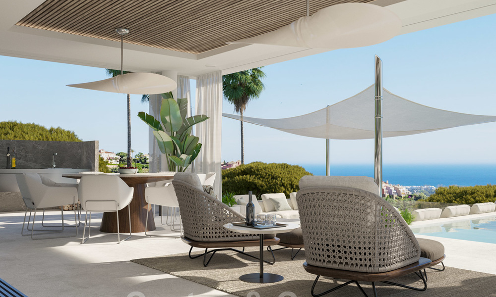 Excepcional villa de lujo vanguardista con impresionantes vistas al mar en venta, Benahavis - Marbella 20731