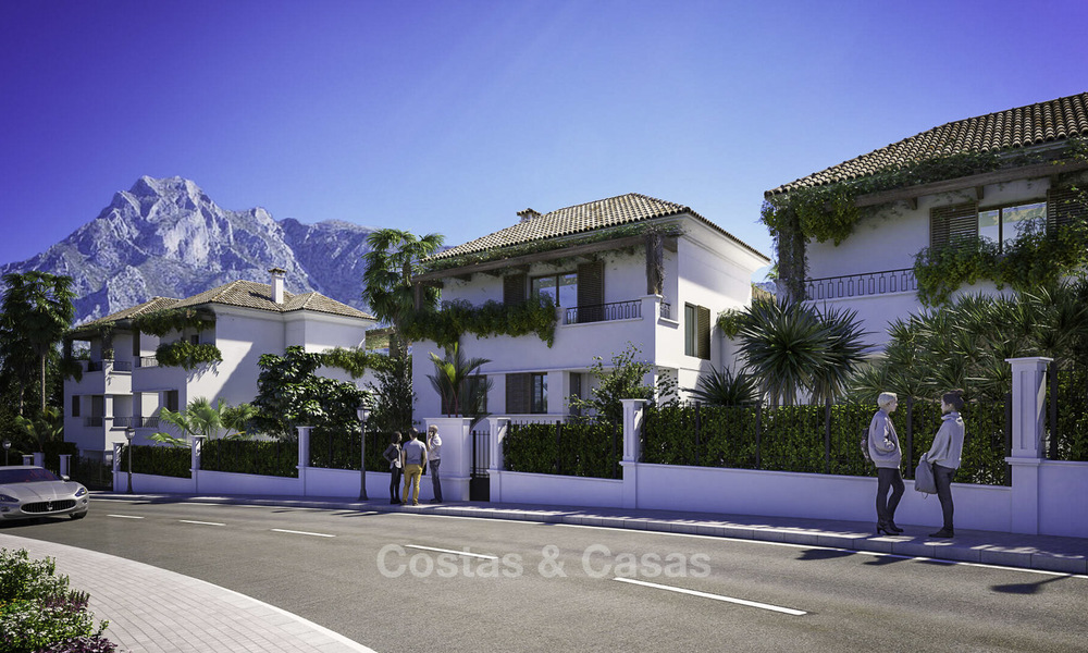 Nuevos apartamentos y áticos de lujo modernos en venta en la Milla de Oro en Marbella 17219