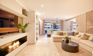 Nuevos apartamentos y áticos de lujo modernos en venta en la Milla de Oro en Marbella 45632 