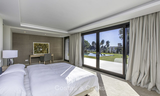 Exquisita villa de lujo moderna-mediterránea en 1 nivel en venta en Sierra Blanca, Marbella 18243 