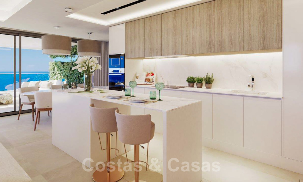 Innovadores apartamentos de lujo contemporáneos en venta en un impresionante nuevo complejo frente a la playa en Málaga 20401