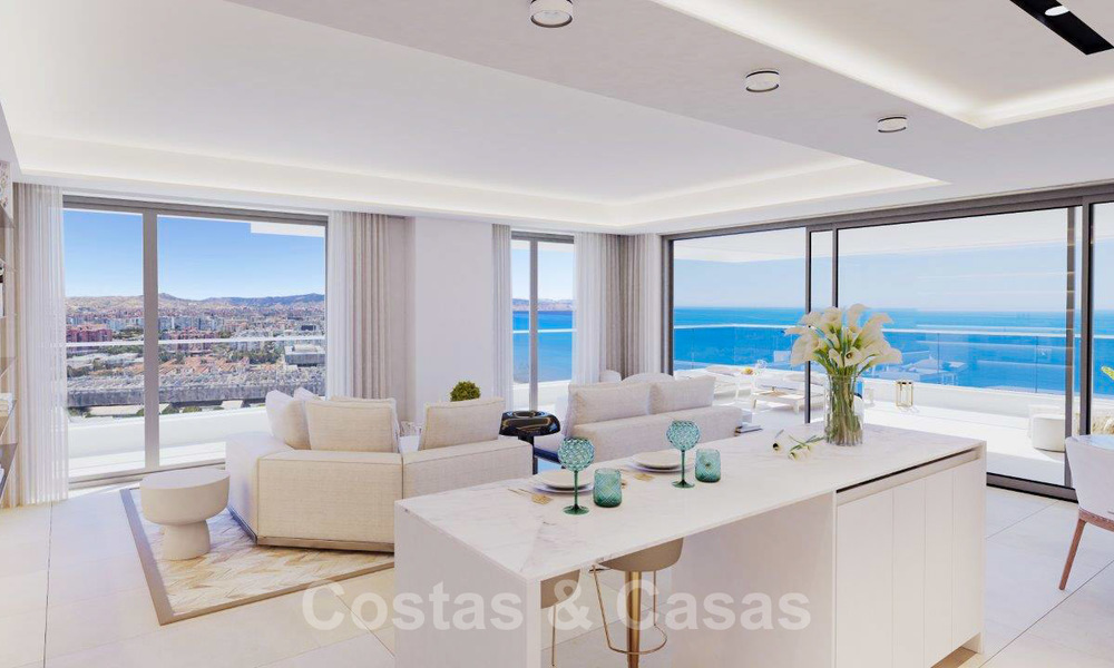 Innovadores apartamentos de lujo contemporáneos en venta en un impresionante nuevo complejo frente a la playa en Málaga 20413