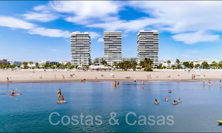 Innovadores apartamentos de lujo contemporáneos en venta en un impresionante nuevo complejo frente a la playa en Málaga 64065 