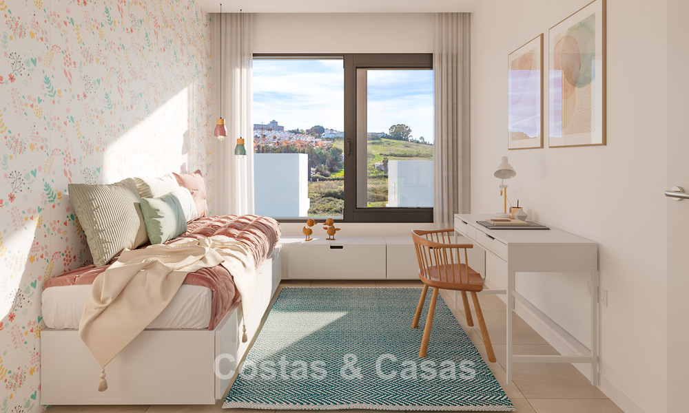 Atractivas nuevas villas adosadas a la venta en el Triángulo de Oro, Estepona Este 802402