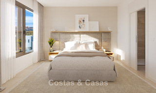 Atractivas nuevas villas adosadas a la venta en el Triángulo de Oro, Estepona Este 802404 