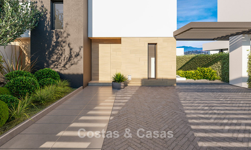 Atractivas nuevas villas adosadas a la venta en el Triángulo de Oro, Estepona Este 802409