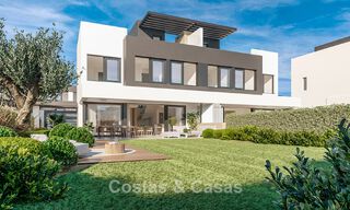 Atractivas nuevas villas adosadas a la venta en el Triángulo de Oro, Estepona Este 802410 