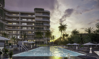 Impresionantes nuevos apartamentos de lujo en un exclusivo complejo en venta, a poca distancia de la playa, en el centro de Fuengirola, Costa del Sol 18713 
