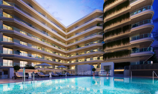 Impresionantes nuevos apartamentos de lujo en un exclusivo complejo en venta, a poca distancia de la playa, en el centro de Fuengirola, Costa del Sol 40234 