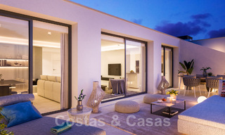 Impresionantes nuevos apartamentos de lujo en un exclusivo complejo en venta, a poca distancia de la playa, en el centro de Fuengirola, Costa del Sol 40238 