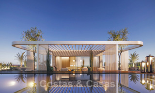 Exclusivo, apartamentos y áticos modernos de superlujo a la venta en la Milla de Oro, Marbella 28183 