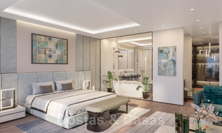 Exclusivo, apartamentos y áticos modernos de superlujo a la venta en la Milla de Oro, Marbella 28195 