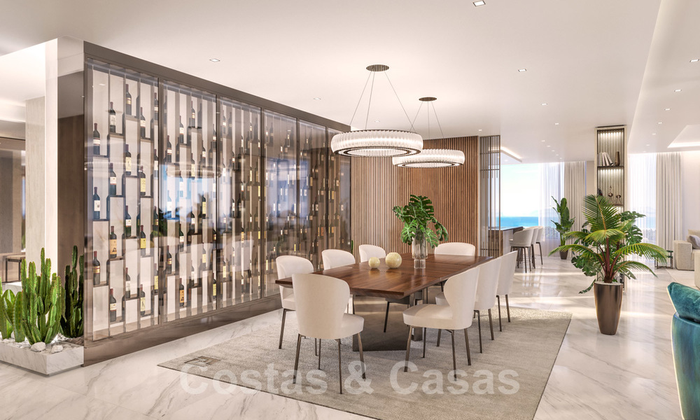 Exclusivo, apartamentos y áticos modernos de superlujo a la venta en la Milla de Oro, Marbella 28202
