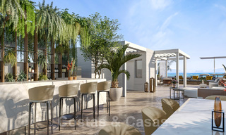 Exclusivo, apartamentos y áticos modernos de superlujo a la venta en la Milla de Oro, Marbella 28203 
