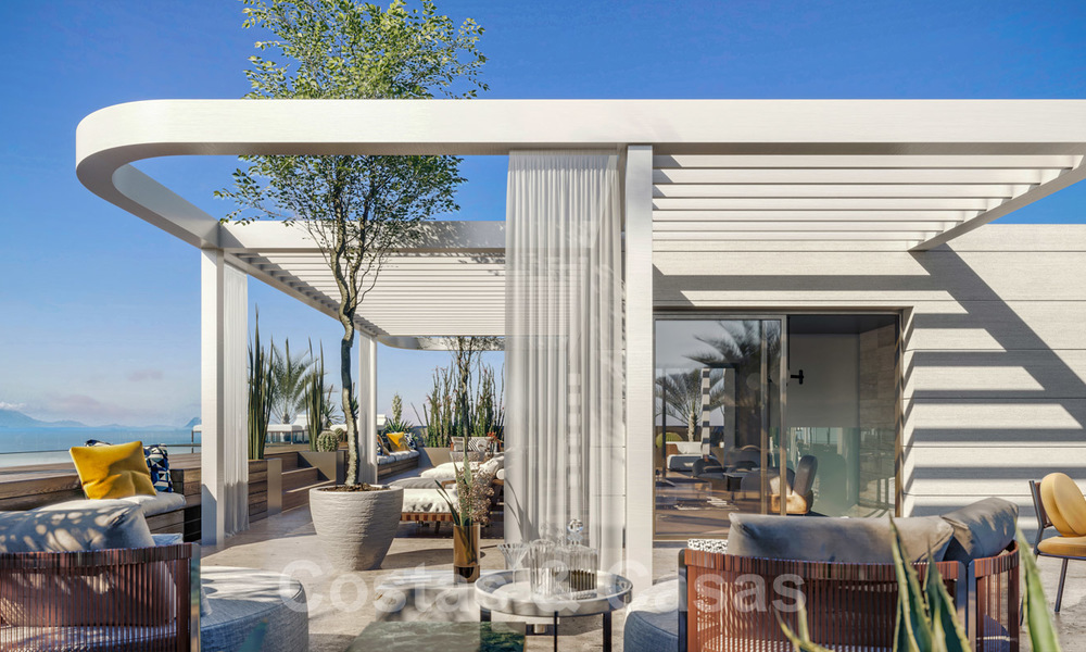 Exclusivo, apartamentos y áticos modernos de superlujo a la venta en la Milla de Oro, Marbella 28204