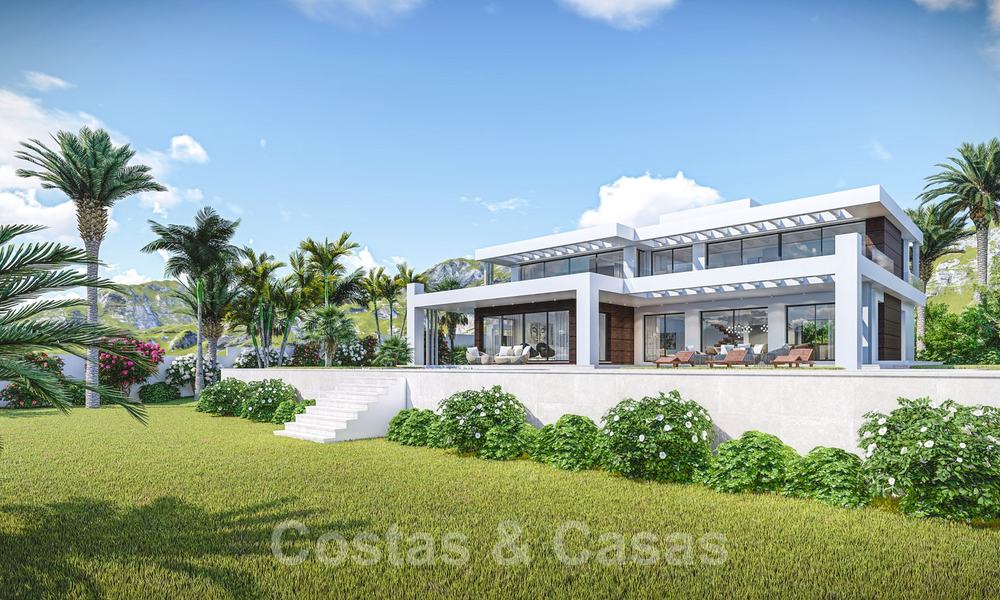 Moderna villa sobre plano en una exclusiva zona residencial en venta, Marbella Este 19956