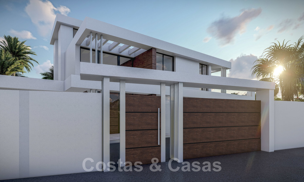 Moderna villa sobre plano en una exclusiva zona residencial en venta, Marbella Este 19959