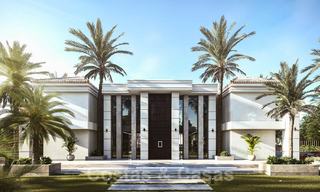 Villa de lujo contemporáneo sobre plano con vistas panorámicas al mar en venta en una urbanización de lujo cerrada, Benahavis - Marbella 20369 