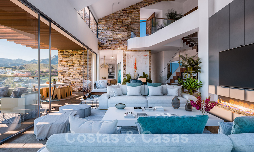 Fantásticos parcelas por villas con licencia aprobada y vistas panorámicas al mar en venta en Marbella Este 36431