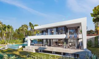 Se vende una moderna villa de lujo contemporáneo con vistas al mar, a poca distancia de la playa en Estepona 20678 