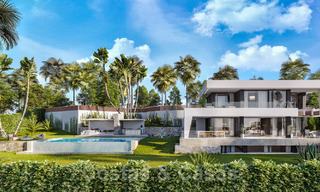 Se vende una moderna villa de lujo contemporáneo con vistas al mar, a poca distancia de la playa en Estepona 20680 