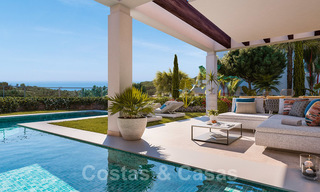 Se venden nuevas y modernas villas adosadas con impresionantes vistas al mar, en Marbella Este 20567 