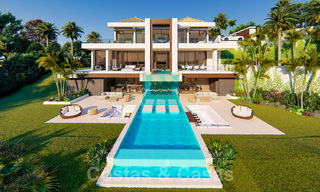 Espectacular, muy lujosa villa contemporánea con vistas al mar y al golf en venta, Benahavis - Marbella 20738 