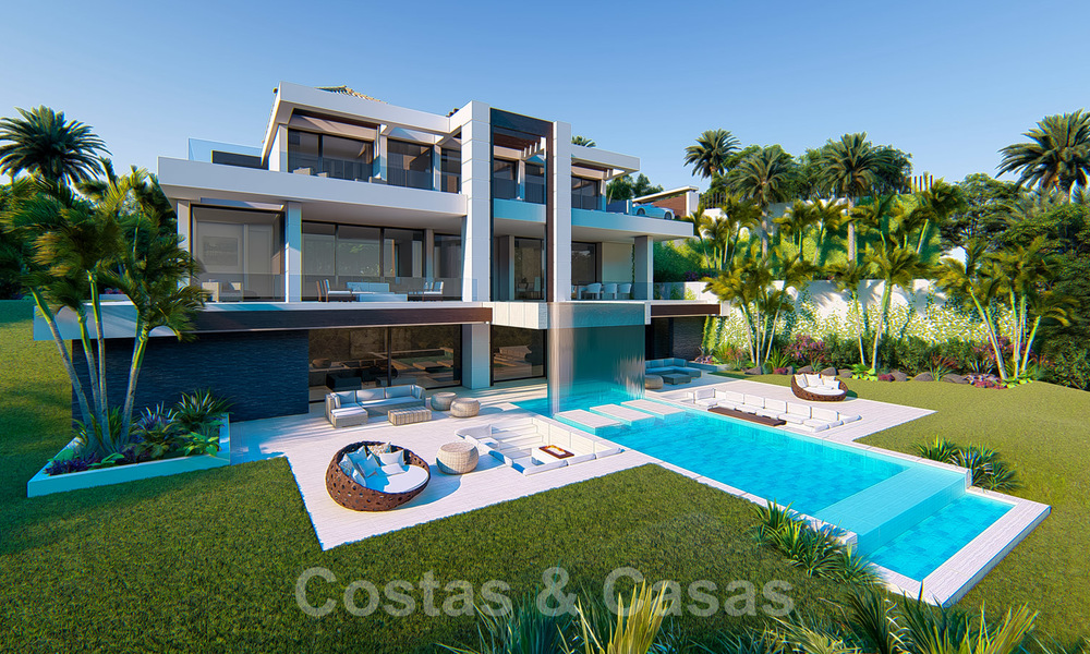 Espectacular, muy lujosa villa contemporánea con vistas al mar y al golf en venta, Benahavis - Marbella 20739