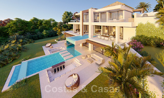 Espectacular, muy lujosa villa contemporánea con vistas al mar y al golf en venta, Benahavis - Marbella 20740 
