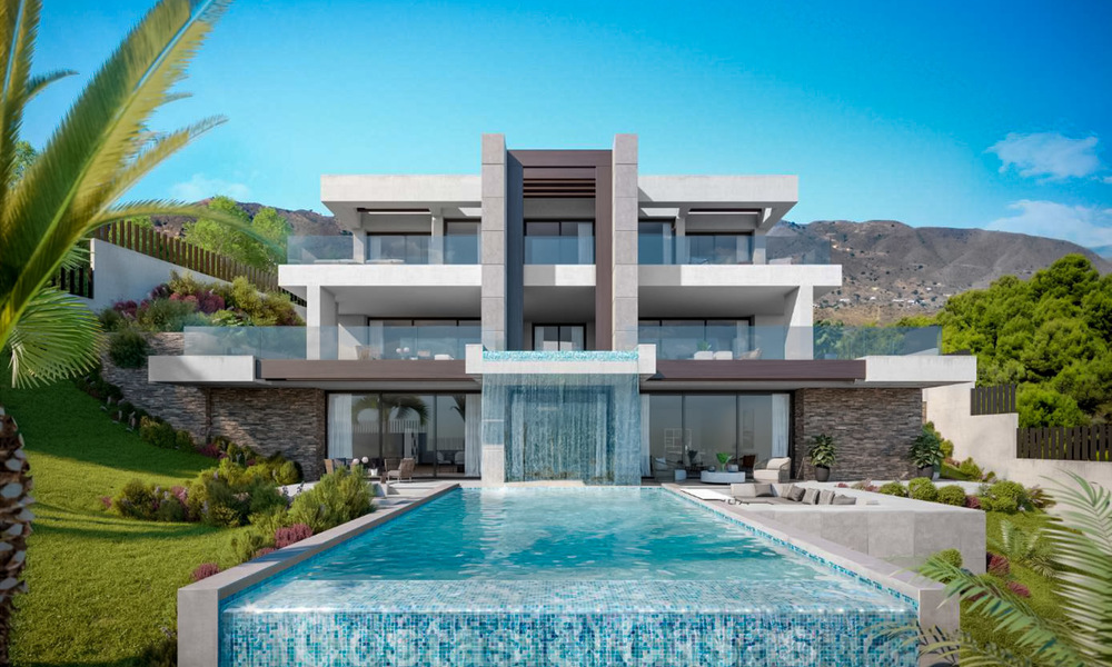 Espectacular, muy lujosa villa contemporánea con vistas al mar y al golf en venta, Benahavis - Marbella 20744