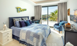 Elegante villa de lujo contemporáneo con vistas al mar en venta en la codiciada Nueva Andalucía, Marbella 20885 