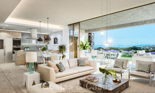 ¡Oportunidad! Últimas unidades. Listo para mudarse. Espléndidos nuevos apartamentos con increíbles vistas al mar en venta en una hermosa finca en Benahavis - Marbella 21097 