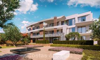Nuevos apartamentos de lujo con vistas panorámicas, en venta en un nuevo y asombroso complejo de montaña en Benahavis, Marbella 21159 