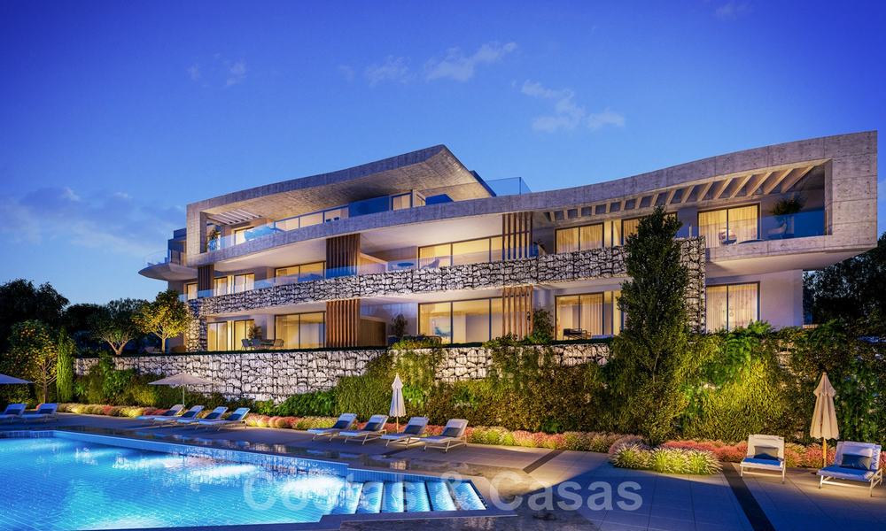 Nuevos apartamentos de lujo con vistas panorámicas, en venta en un nuevo y asombroso complejo de montaña en Benahavis, Marbella 21164