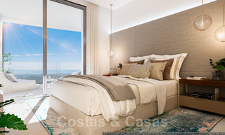 Nuevos apartamentos de lujo con vistas panorámicas, en venta en un nuevo y asombroso complejo de montaña en Benahavis, Marbella 21165 