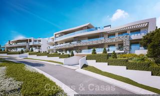 Nuevos apartamentos de lujo con vistas panorámicas, en venta en un nuevo y asombroso complejo de montaña en Benahavis, Marbella 21177 