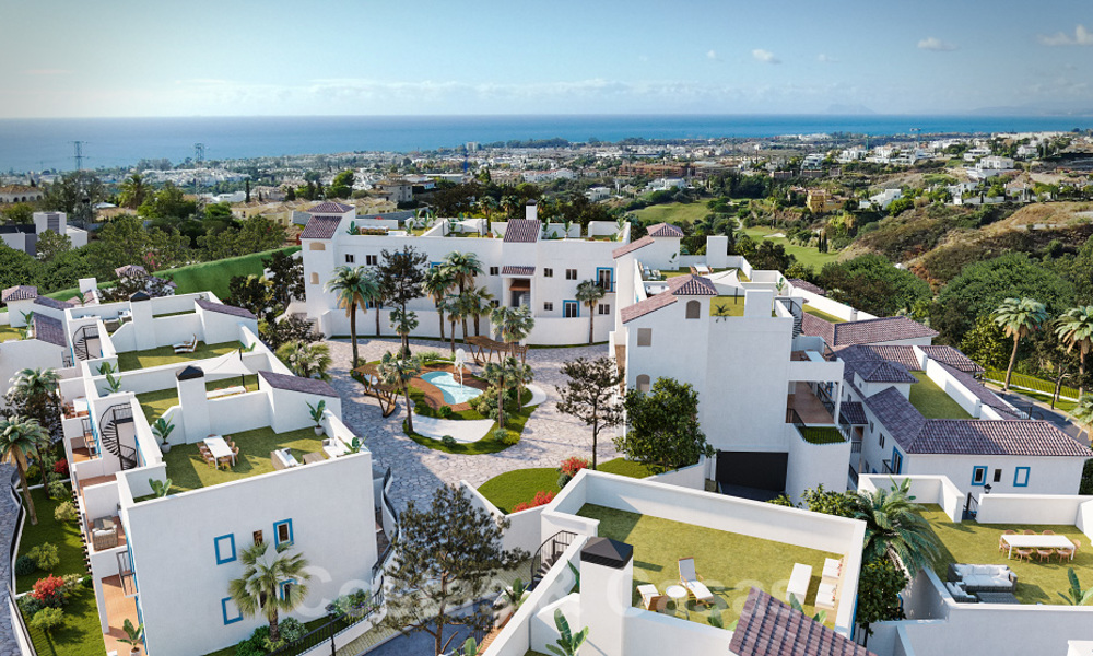 Apartamentos nuevos en venta en un complejo de pueblo andaluz único, Benahavis - Marbella 21457