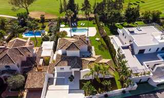 Impresionante villa de golf en venta, en primera línea del Mediterráneo en una ubicación privilegiada, Nueva Andalucía - Marbella 21352 