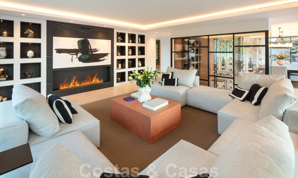 Exquisita villa de lujo moderna-mediterránea en venta, en primera línea de golf en Nueva Andalucía, Marbella 21525