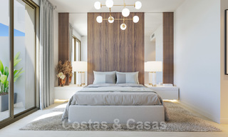 Nuevos apartamentos modernos de lujo con vistas al mar en venta en la Nueva Milla de Oro entre Marbella y Estepona 21536 