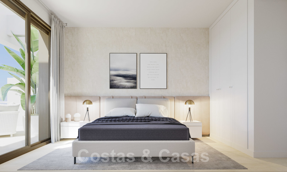 Nuevos apartamentos modernos de lujo con vistas al mar en venta en la Nueva Milla de Oro entre Marbella y Estepona 21538